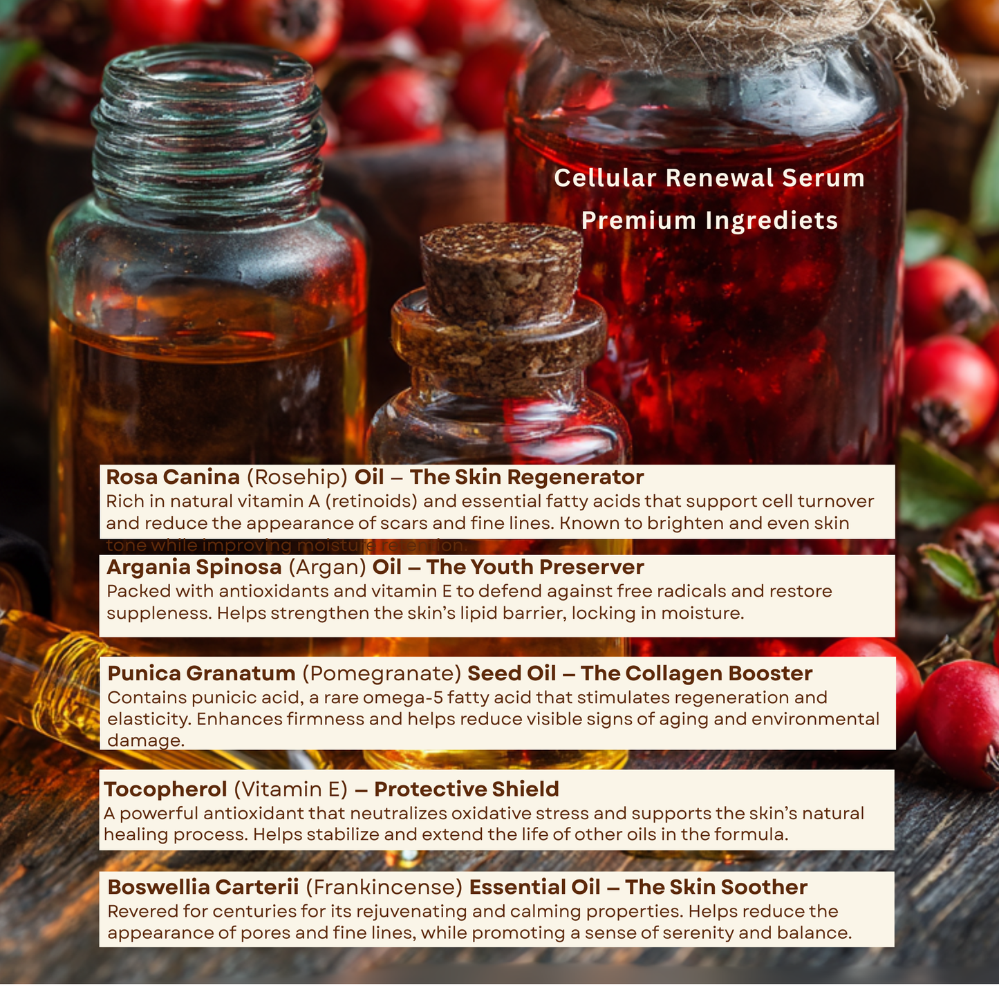 Cellular Renewal Serum